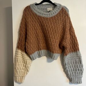 Universal Thread Brown and Gray Sweater